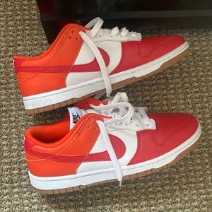 Red & Orange Nike Dunks